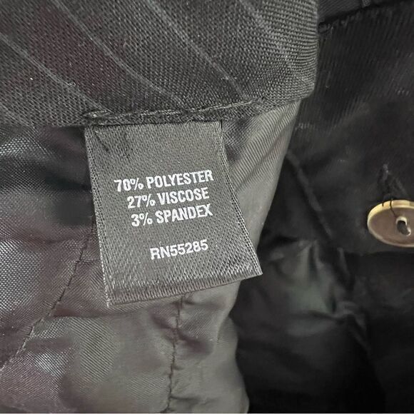 Express Design Studio Black Houndstooth Low Rise Editor Pants Womens Size 4 - Picture 7 of 8